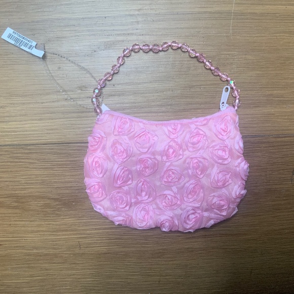 NWT M Frederic Pink Children’s Purse with Bow and Rosette Detail - Picture 4 of 8
